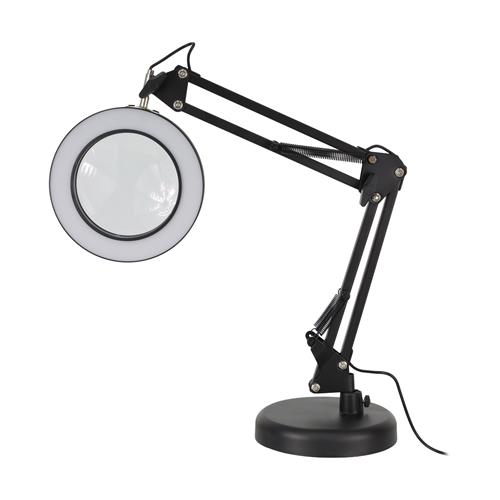 LUPA CON LAMPARA LED DE MESA BRAZO EXTENSIBLE