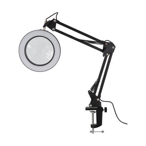 LUPA CON LAMPARA LED DE MESA BRAZO EXTENSIBLE