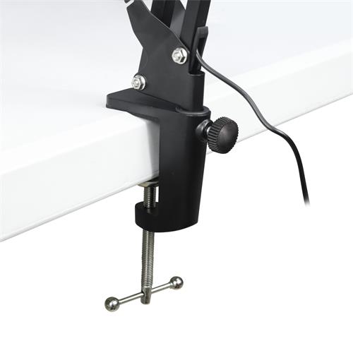 LUPA CON LAMPARA LED DE MESA BRAZO EXTENSIBLE