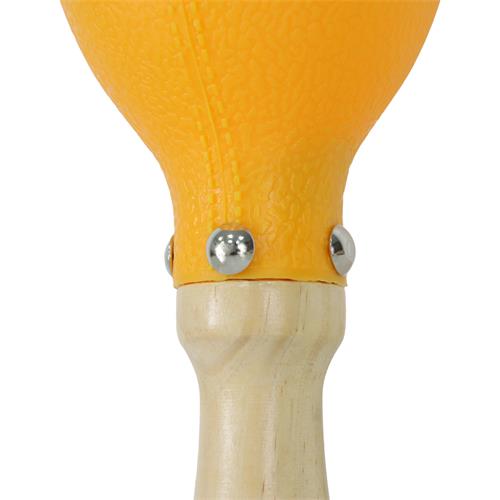 MARACAS PLASTICO AMARILLO X 2P