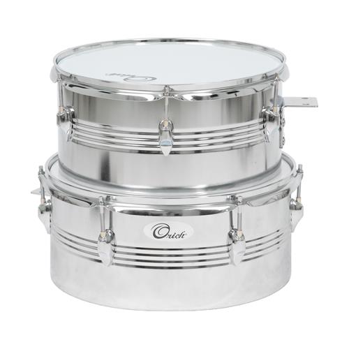 TIMBAL 13/14 PULGADAS CON CAMPANA PLATEADO