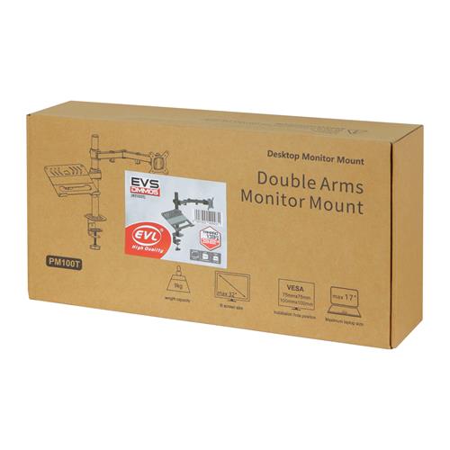 SOPORTE PARA MONITOR/LAPTOP 13-32 PULGADAS/17 LBS