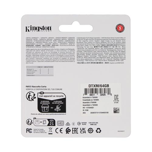 PEN DRIVE 64GB FLASH USB 3.2 - CLA