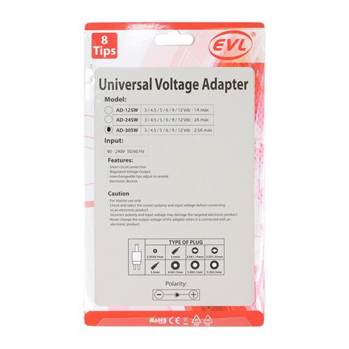 ADAPTADOR DE CORRIENTE INTELIGENTE 2500MA MULTIPLUG