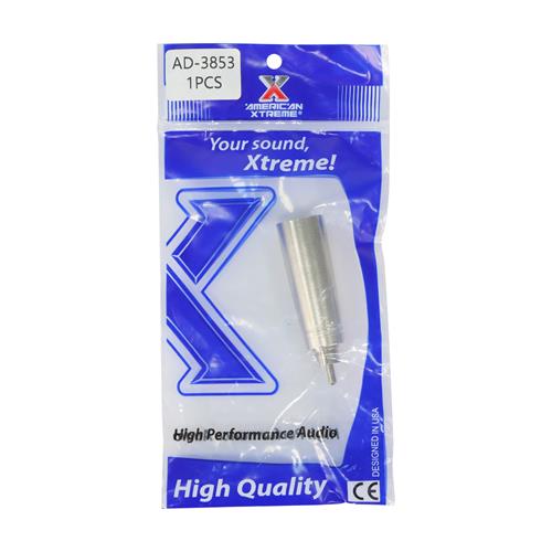 ADAPTADOR PLUG RCA X PLUG CANON METAL