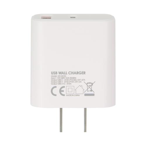 ADAPTADOR DE CORRIENTE CARGA RAPIDA CON CABLE USB X TIPO C