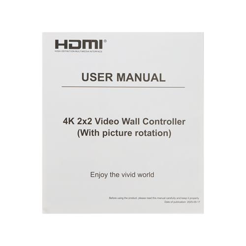 CONTROLADOR VIDEOWALL 4 SALIDAS