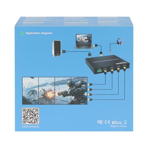 CONTROLADOR VIDEOWALL 4 SALIDAS