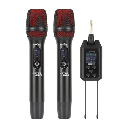 SISTEMA DE MICROFONO INALAMBRICO PROFESIONAL AEDO SERIES C/MIC/BODYPACK