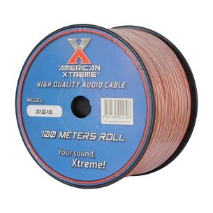 CABLE PARA PARLANTE X ROLLO (100MT) TRANSPARENTE 12