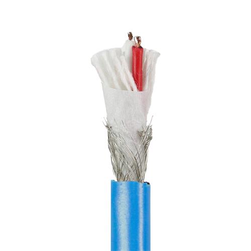CABLE PARA MICROFONO STEREO X ROLLO (100MT) AZUL - DESC