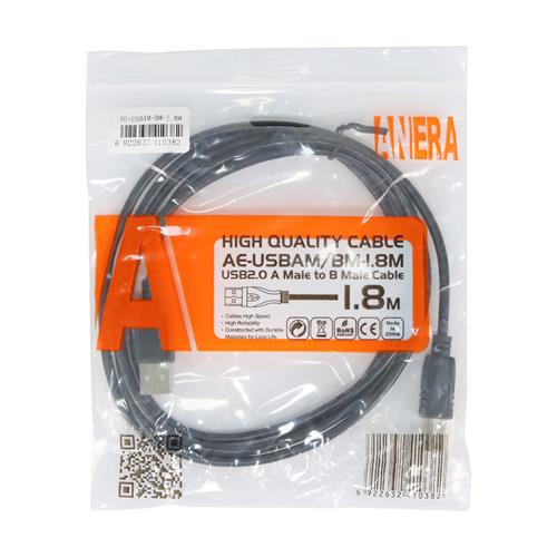 CABLE USB PARA IMPRESORA 1.8MT NEGRO - CLA