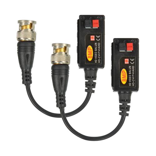 CONECTOR BALUN PUSH PARA CAMARAS CON CABLE X 2P