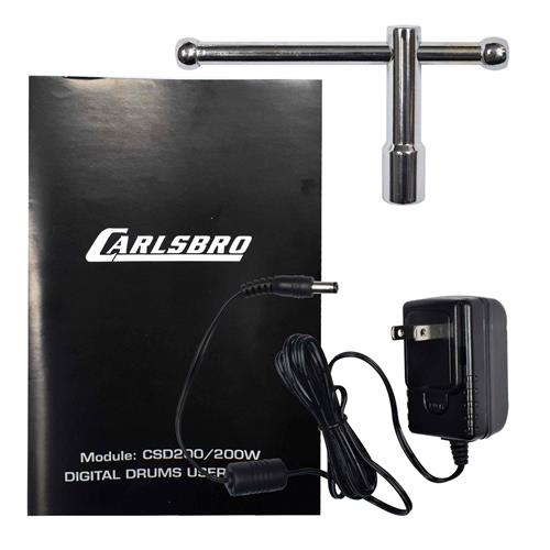 BATERIA ELECTRICA 6-TAMBORES 4-PLATILLOS