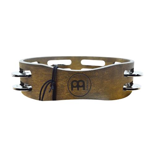 PANDERETA DE MADERA COMPACTA MARRON DE NUEZ CALIDAD