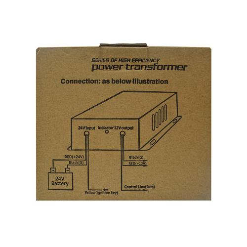 CONVERTIDOR PARA CARRO 24V A 12V 30A