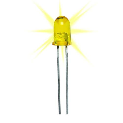 DIODO LED 5mm ALTO BRILLO AMARILLO