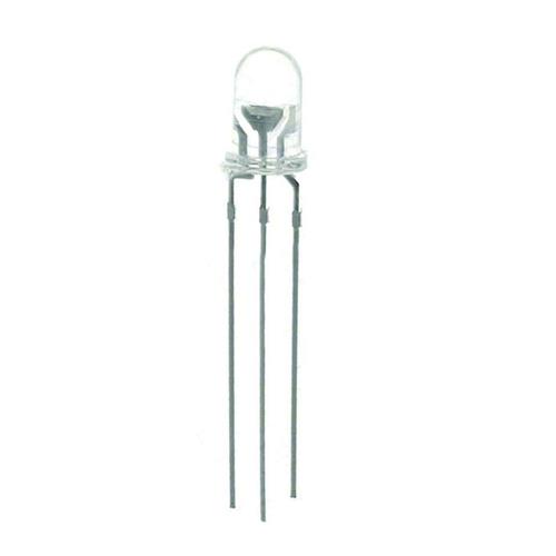 DIODO LED 5mm BICOLOR TRANSPARENTE