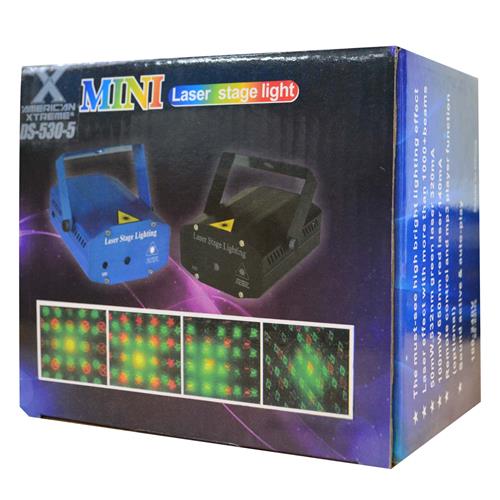 LASER MINI AZUL 4 PATRONES RG