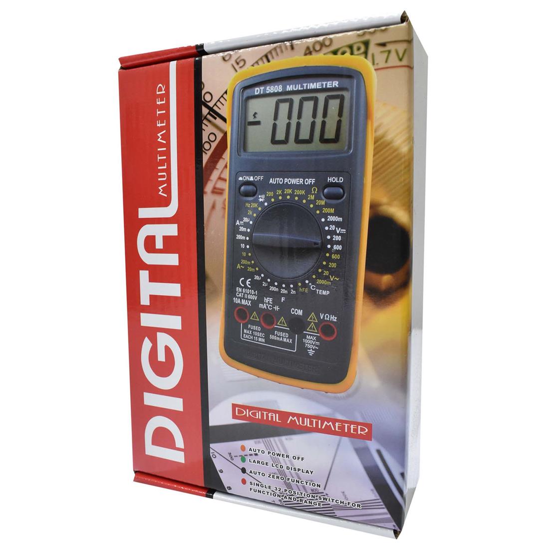 Multimetro Digital Polimetro DT-5808