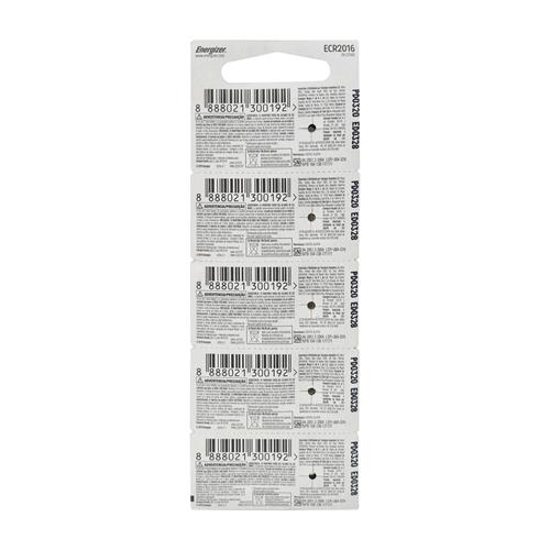 PILA CR2016 LITHIUM BATTERY xUND - CLA
