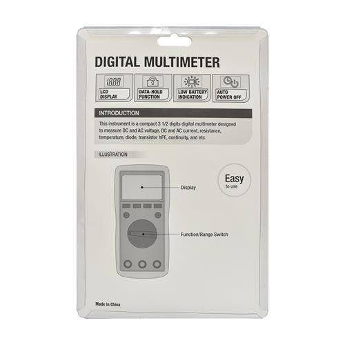 MULTIMETRO DIGITAL AUTO-RANGO CALIDAD