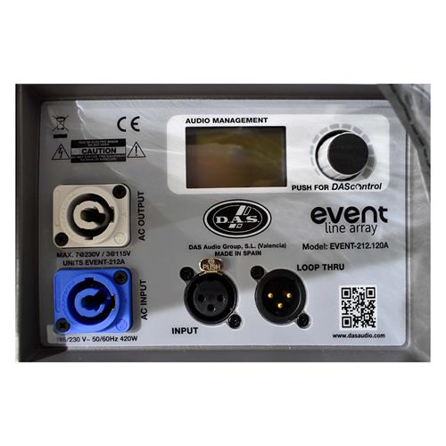 LINE ARRAY ACTIVO EVENT-SERIE 2X12 PULG. 3000W 12 PULG.0-COBERTURA