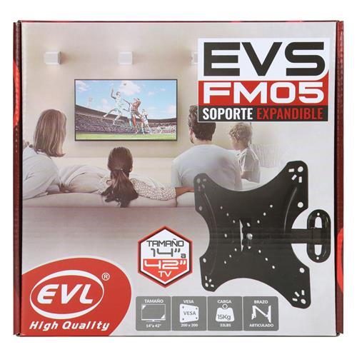 SOPORTE TREBOL PARA TV LCD 12-42/33 LBS AJUSTABLE