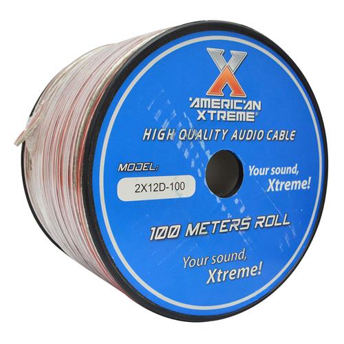 CABLE PARA PARLANTE X METRO TRANSPARENTE 12