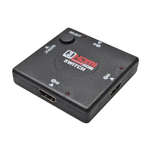 Conmutador HDMI 3 entradas, 1 salida