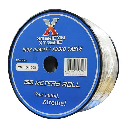 CABLE PARA PARLANTE X METRO TRANSPARENTE #14