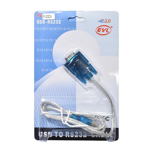 CONVERTIDOR USB MACHO - DB9 MACHO = CC-529