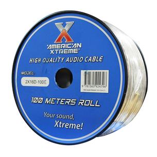CABLE PARA PARLANTE X ROLLO (100MT) TRANSPARENTE 16