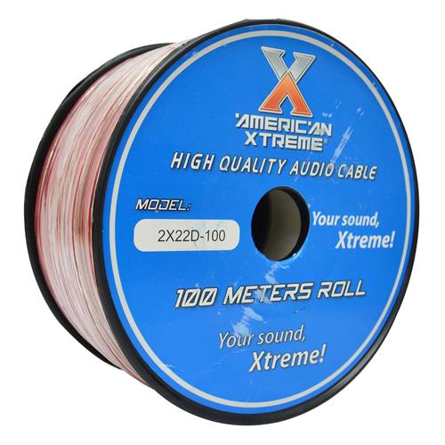 CABLE PARA PARLANTE X ROLLO (100MT) TRANSPARENTE 22