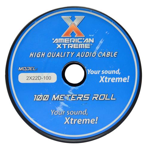 CABLE PARA PARLANTE X METRO TRANSPARENTE 22