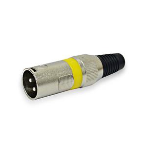 PLUG CANON METALICO AMARILLO CALIDAD