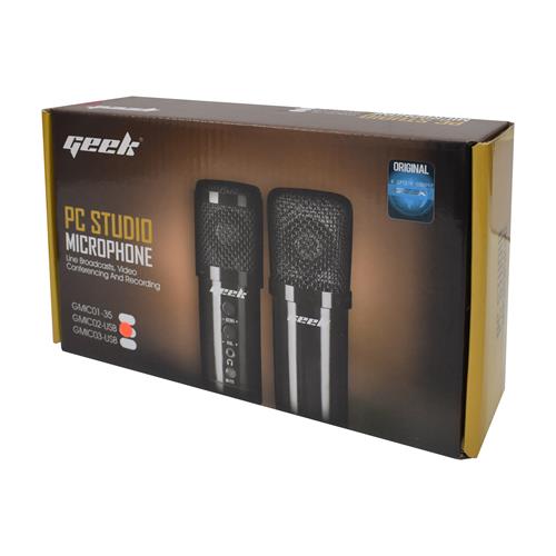 MICROFONO CONDENSADOR PARA PC C/CABLE USB