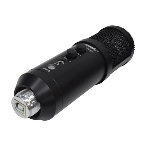 MICROFONO CONDENSADOR PARA PC C/CONTROLES Y CABLE USB
