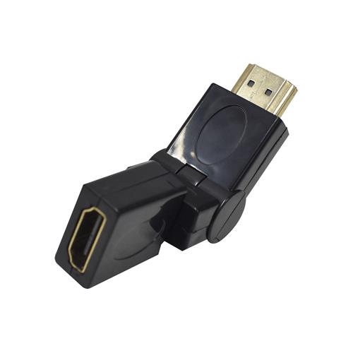 ADAPTADOR HDMI MACHO X HDMI HEMBRA AJUSTABLE CALIDAD