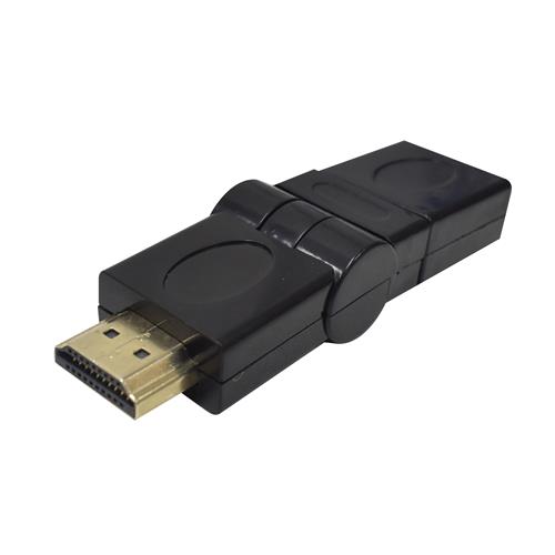 ADAPTADOR HDMI MACHO X HDMI HEMBRA AJUSTABLE CALIDAD