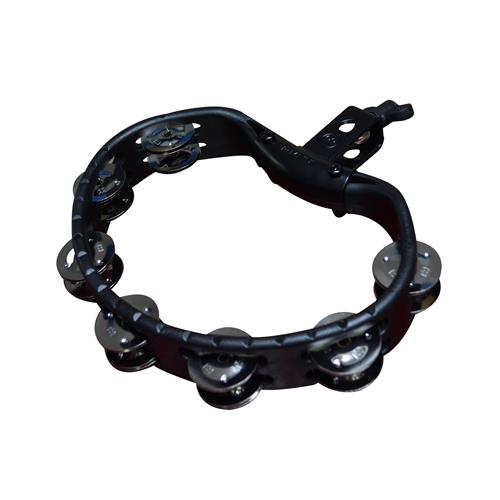 PANDERETA HEADLINER P/TIMBAL 2 FILA NEGRO