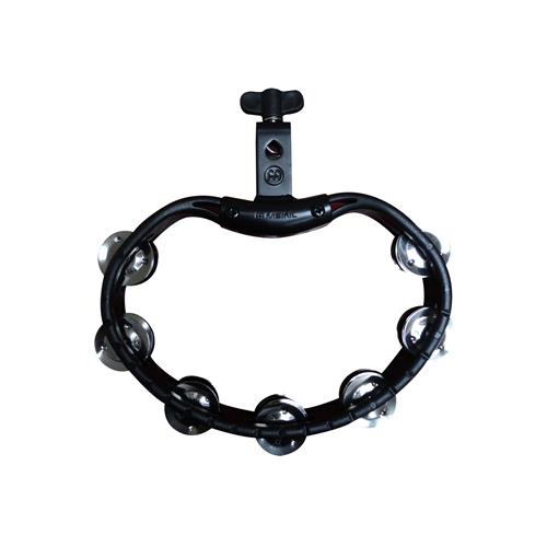 PANDERETA HEADLINER P/TIMBAL 2 FILA NEGRO