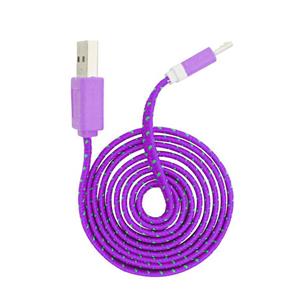 CABLE USB MACHO X MICRO USB PURPURA 1MT - LIQUIDACION