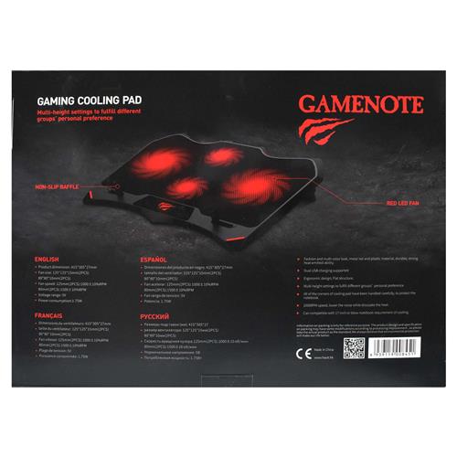 VENTILADOR PARA LAPTOP X4 C/LUZ LED