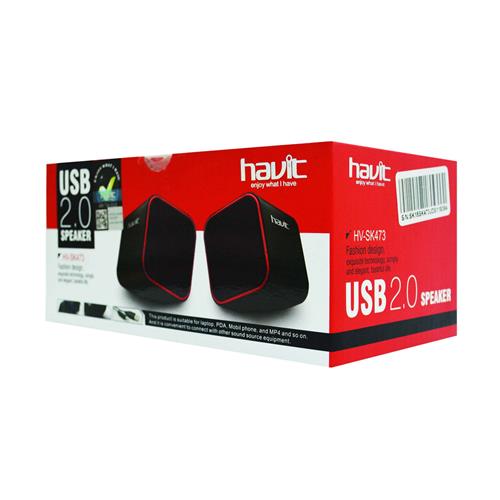 PARLANTE PARA PC MULTIMEDIA ROJO