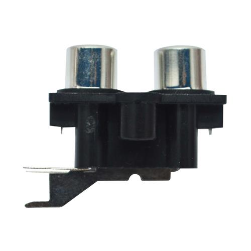 JACK CHASIS 2 RCA PINES L (90 GRADOS)