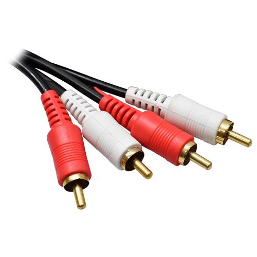 CABLE AUDIO 2 PLUG RCA X 2 PLUG RCA 1.5MT S-GRUESO