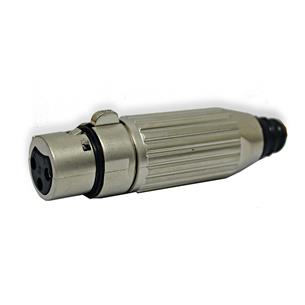 JACK CANON XLR METALICO PROFESIONAL CALIDAD
