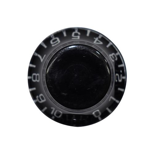 PERILLA PARA GUITARRA TRANSPARENTE NEGRO X 4P - DESC