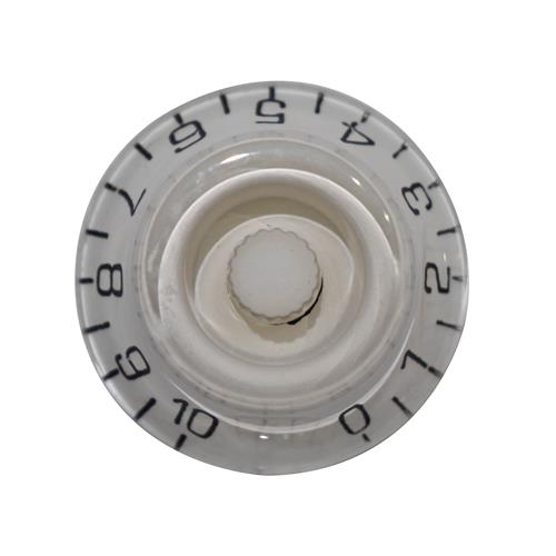 PERILLA PARA GUITARRA TRANSPARENTE BLANCO X 4P
